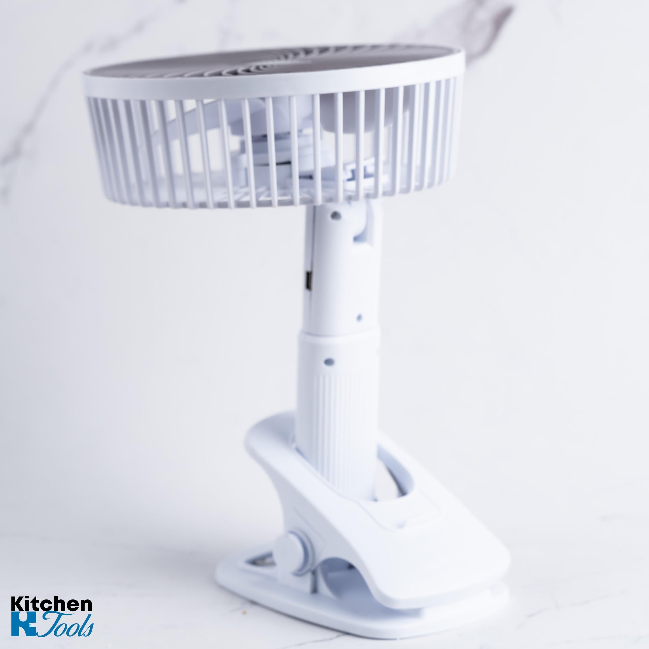 Ventilator portabil pentru birou Rosberg alb