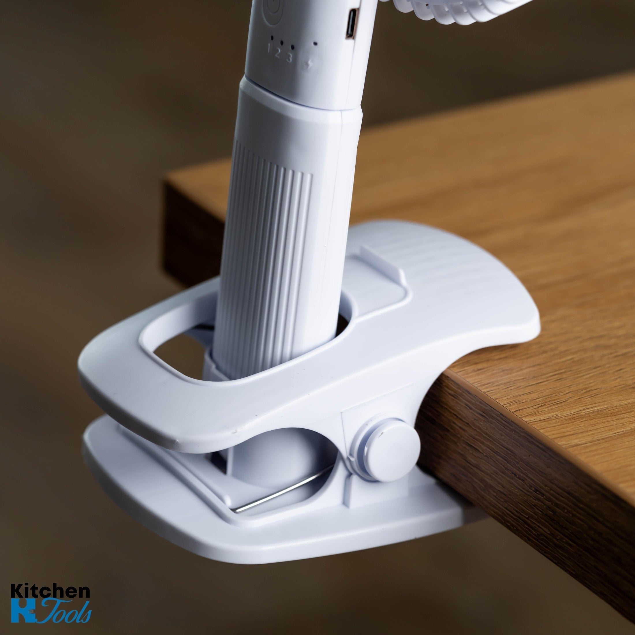 Ventilator portabil pentru birou Rosberg alb