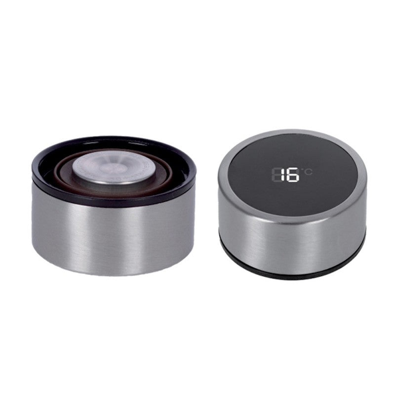 Termos Rosberg Gri Metalic 350ml cu afișaj LED