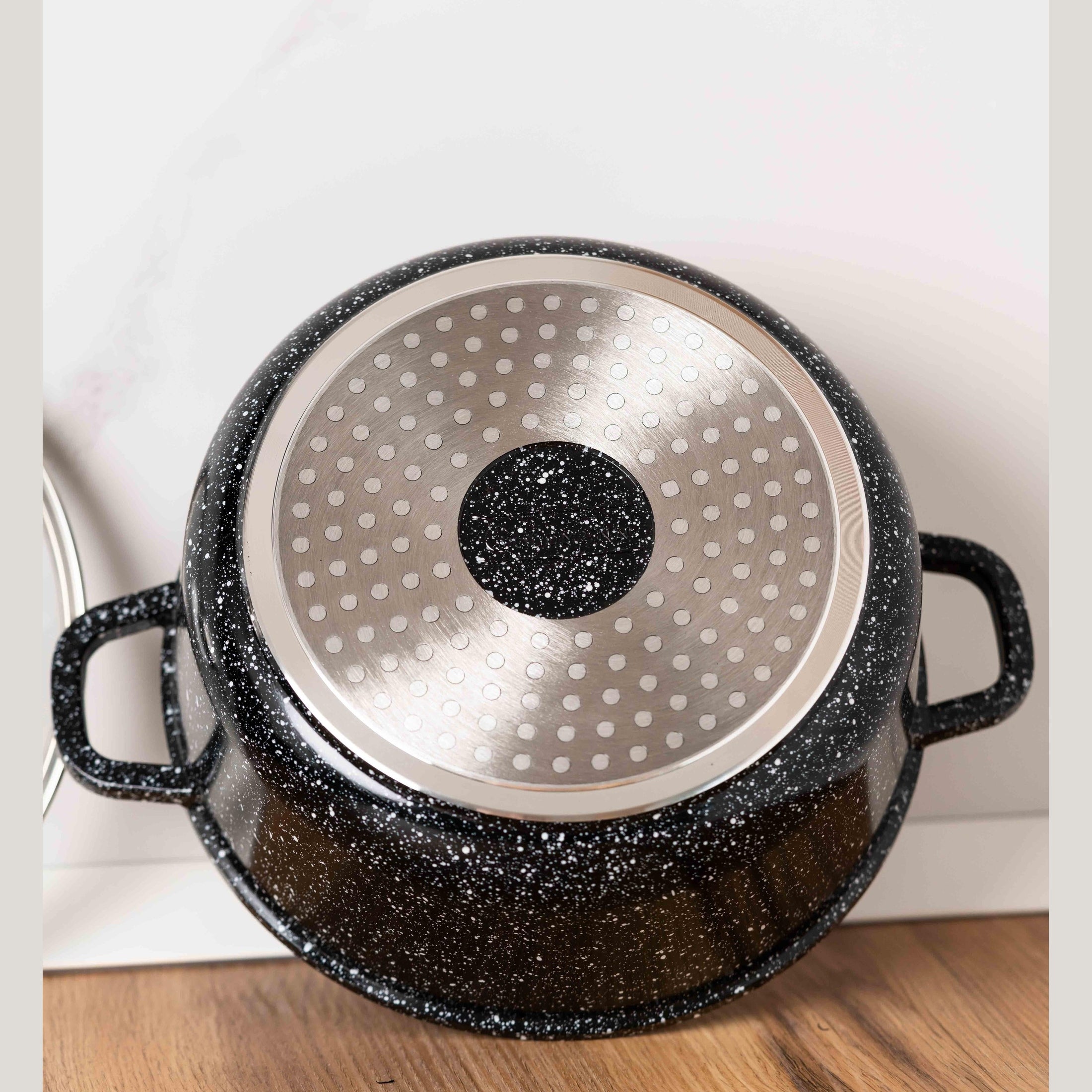 Set vase gătit și tigaie Goldmann, interior ceramic