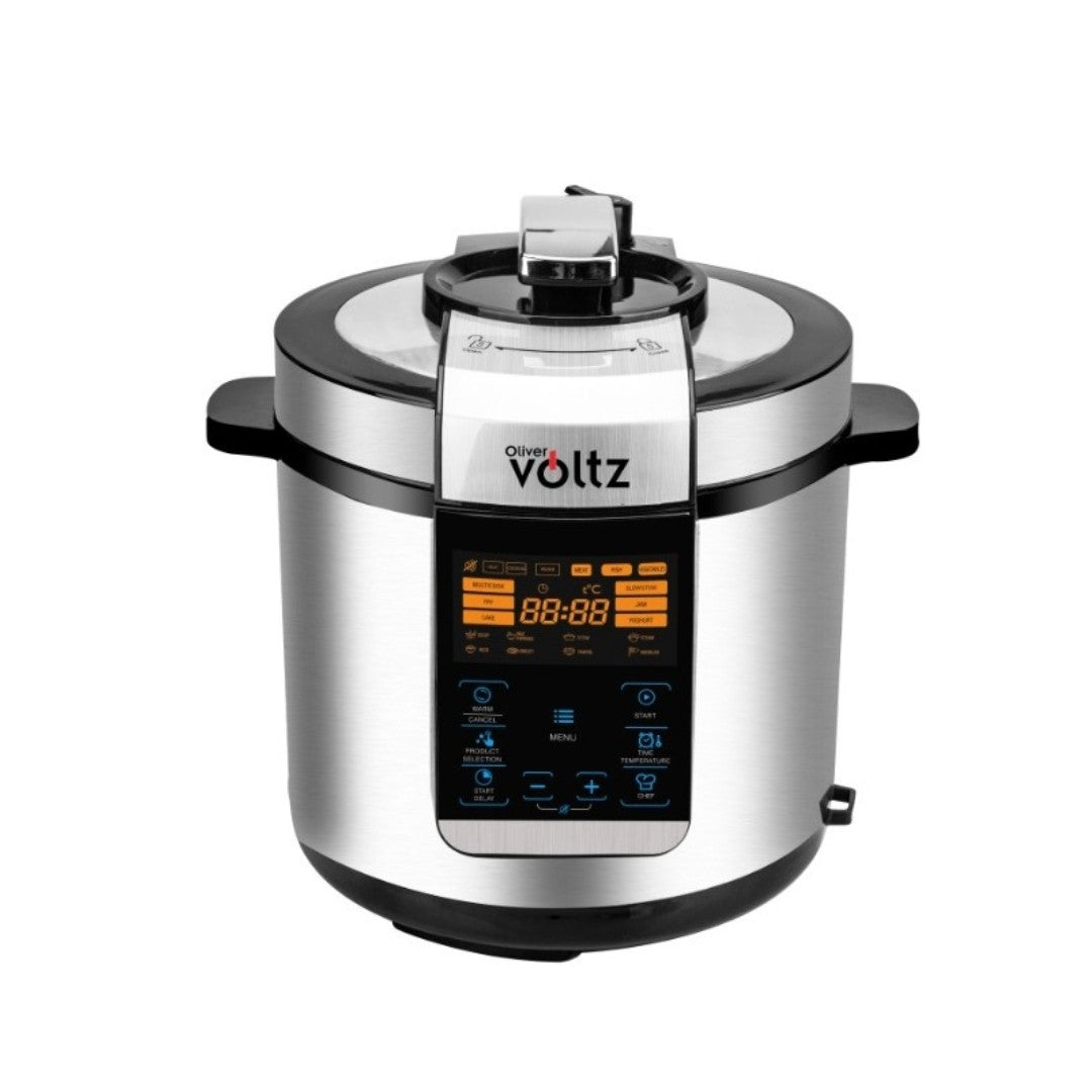 Multicooker Inox 6L, 9 Programe, 1000W Rosberg