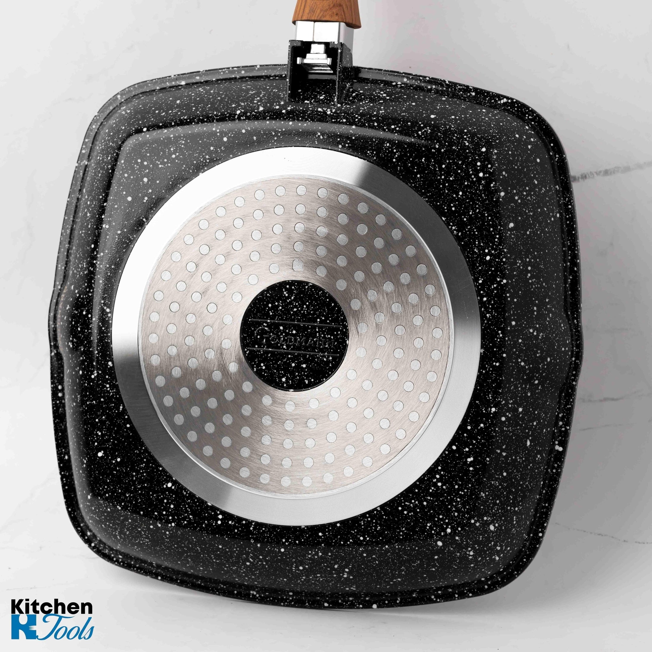 Tigaie grill aluminiu, 28 cm, acoperire ceramică