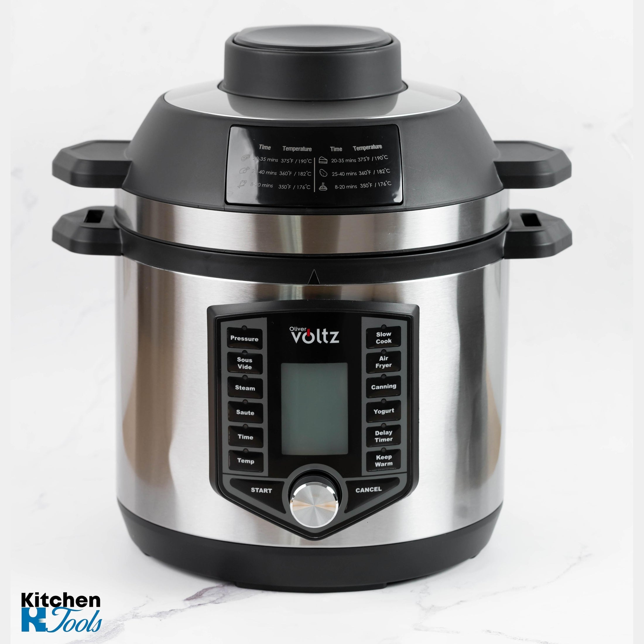 Oală sub presiune & Friteuză aer 2 în 1 Oliver Voltz