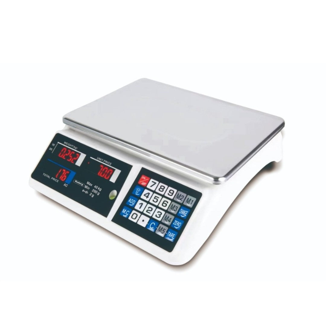 Cântar digital Rosberg cu afișaj LCD, până la 40kg