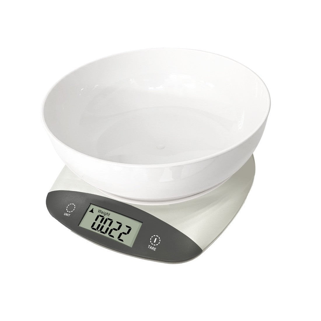 Cântar electronic bucătărie Rosberg, 5kg, Alb/Gri
