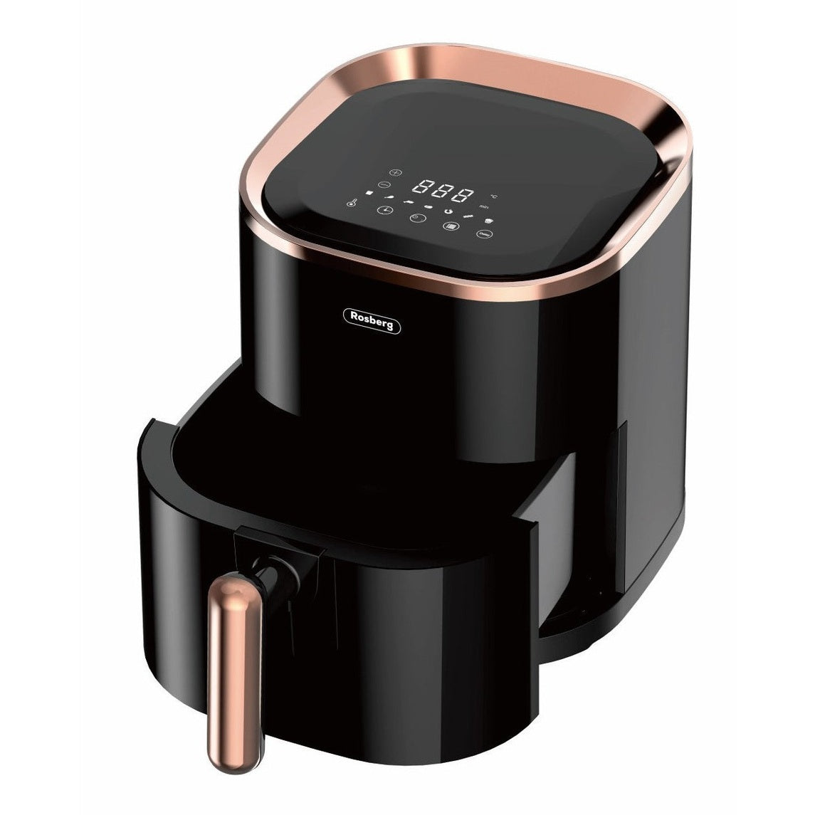 AirFryer fara ulei, 1200W, 3.5L, Negru, Rosberg