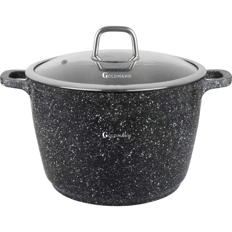 Oală aluminiu 6.2L, acoperire ceramică Goldmann