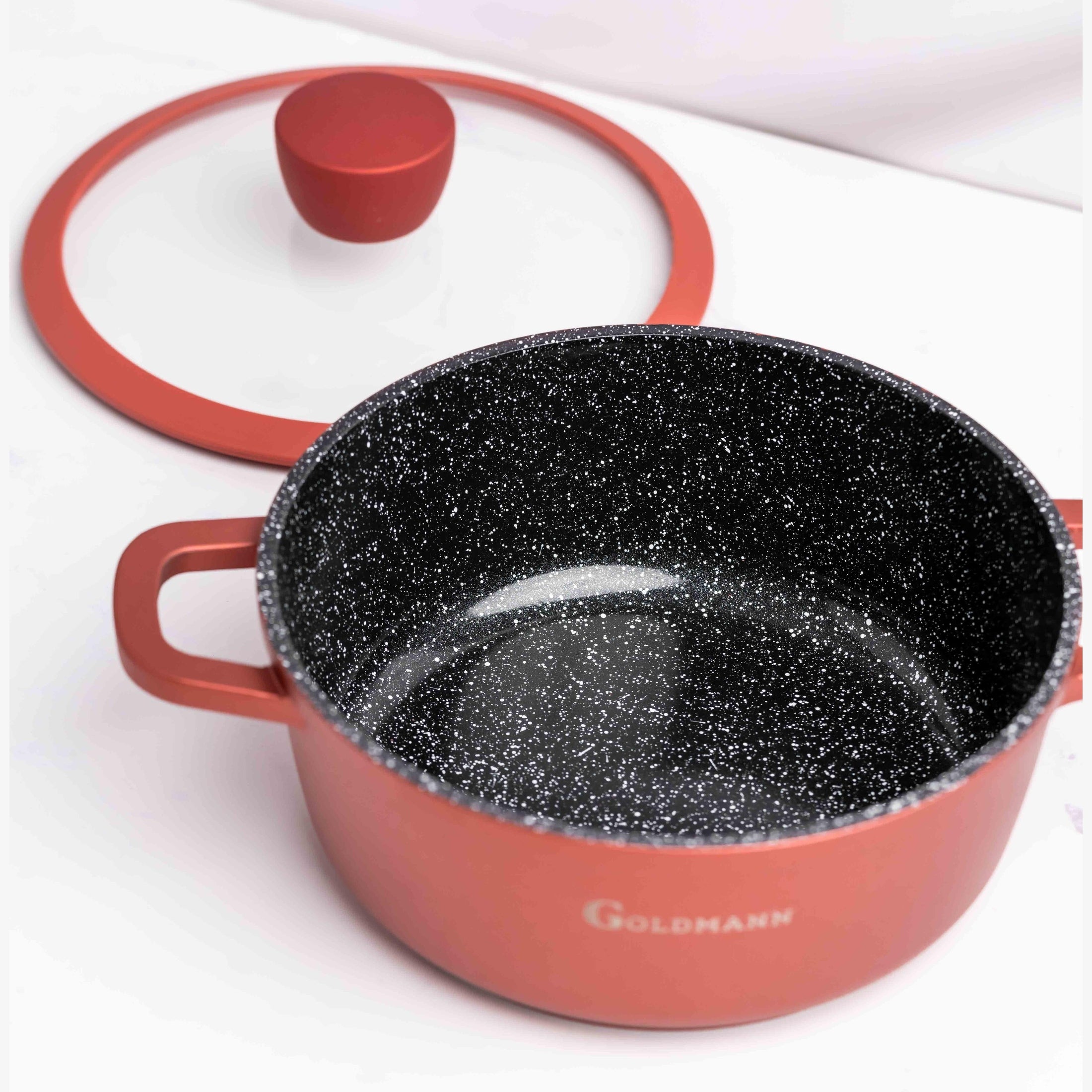 Set Vase Gătit 9 Piese, Aluminiu Turnat, Goldmann