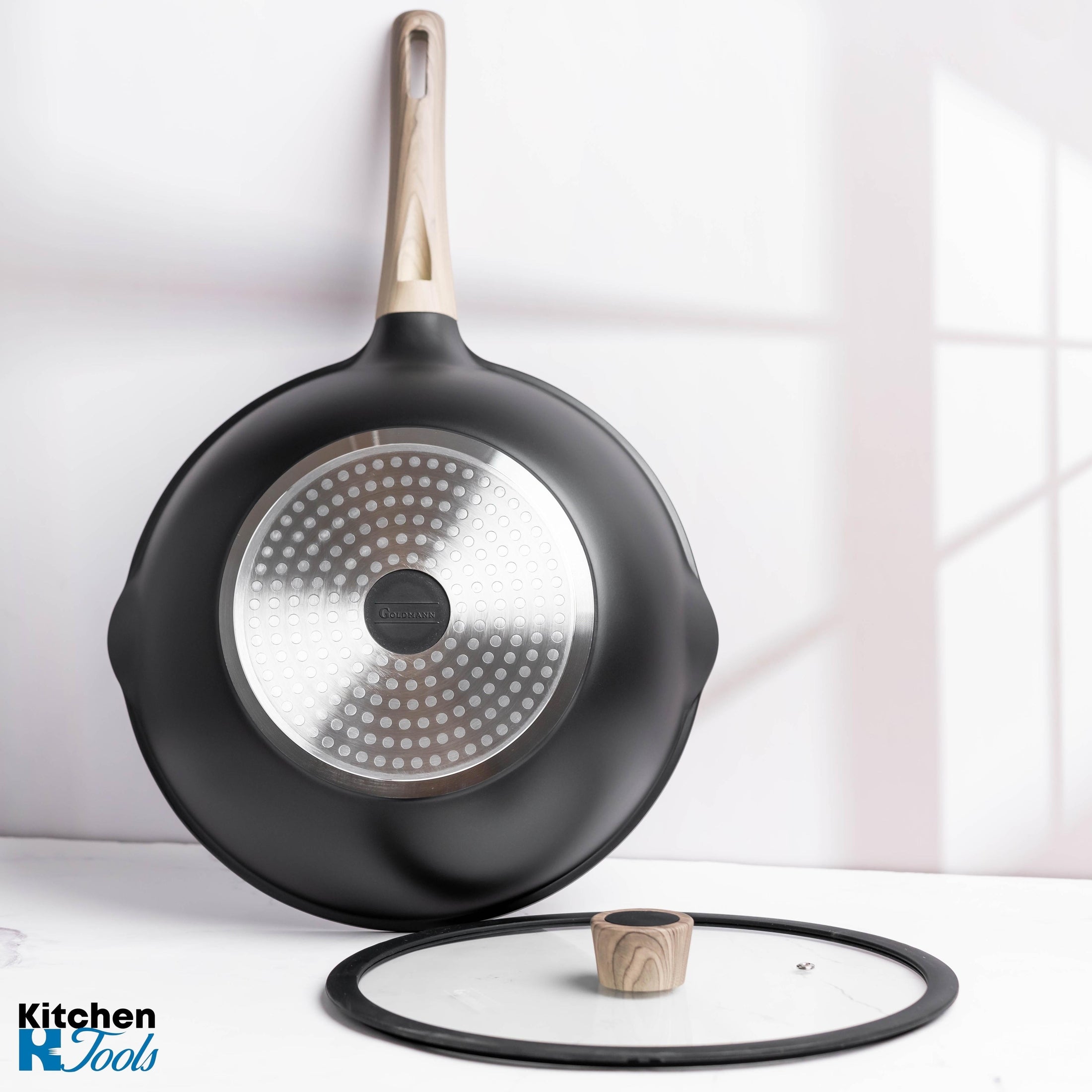 Set vase gătit 9 piese, 3 straturi ceramice, Goldmann