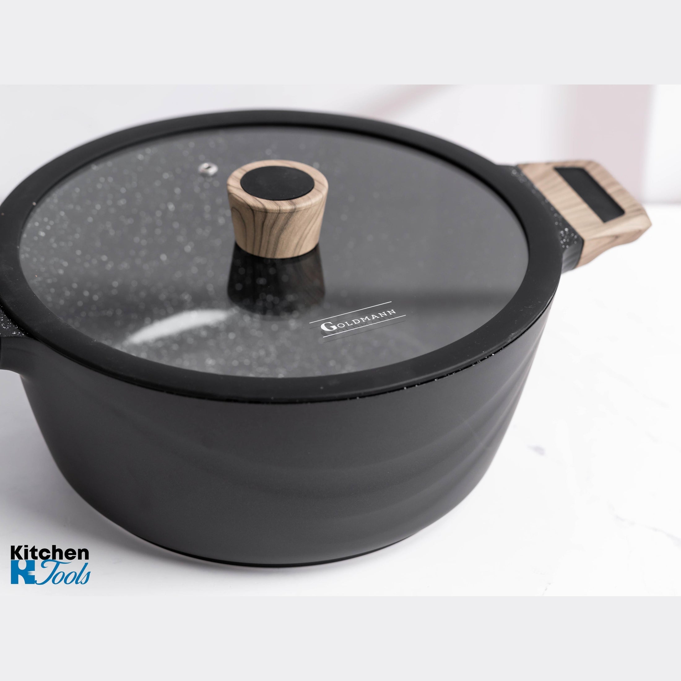 Set vase gătit 9 piese, 3 straturi ceramice, Goldmann