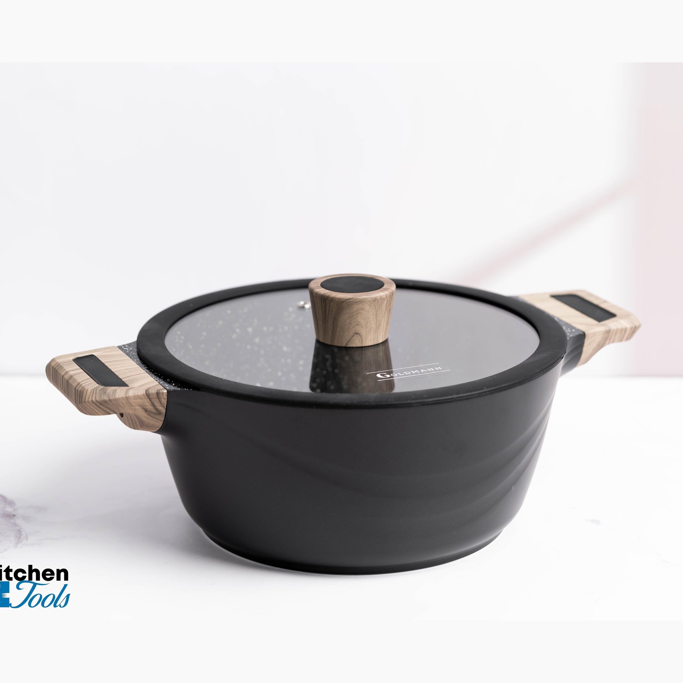 Set vase gătit 9 piese, 3 straturi ceramice, Goldmann