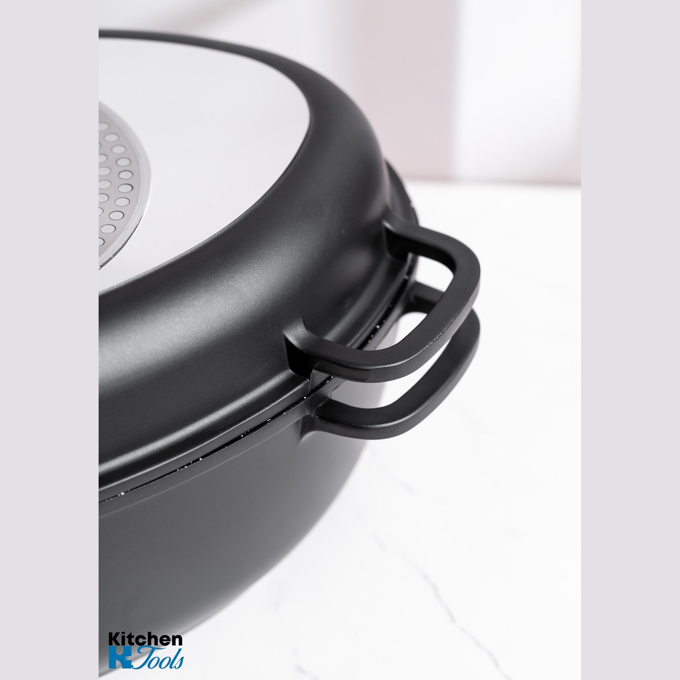 Set 3 piese roaster oval Goldmann cu capac sticlă