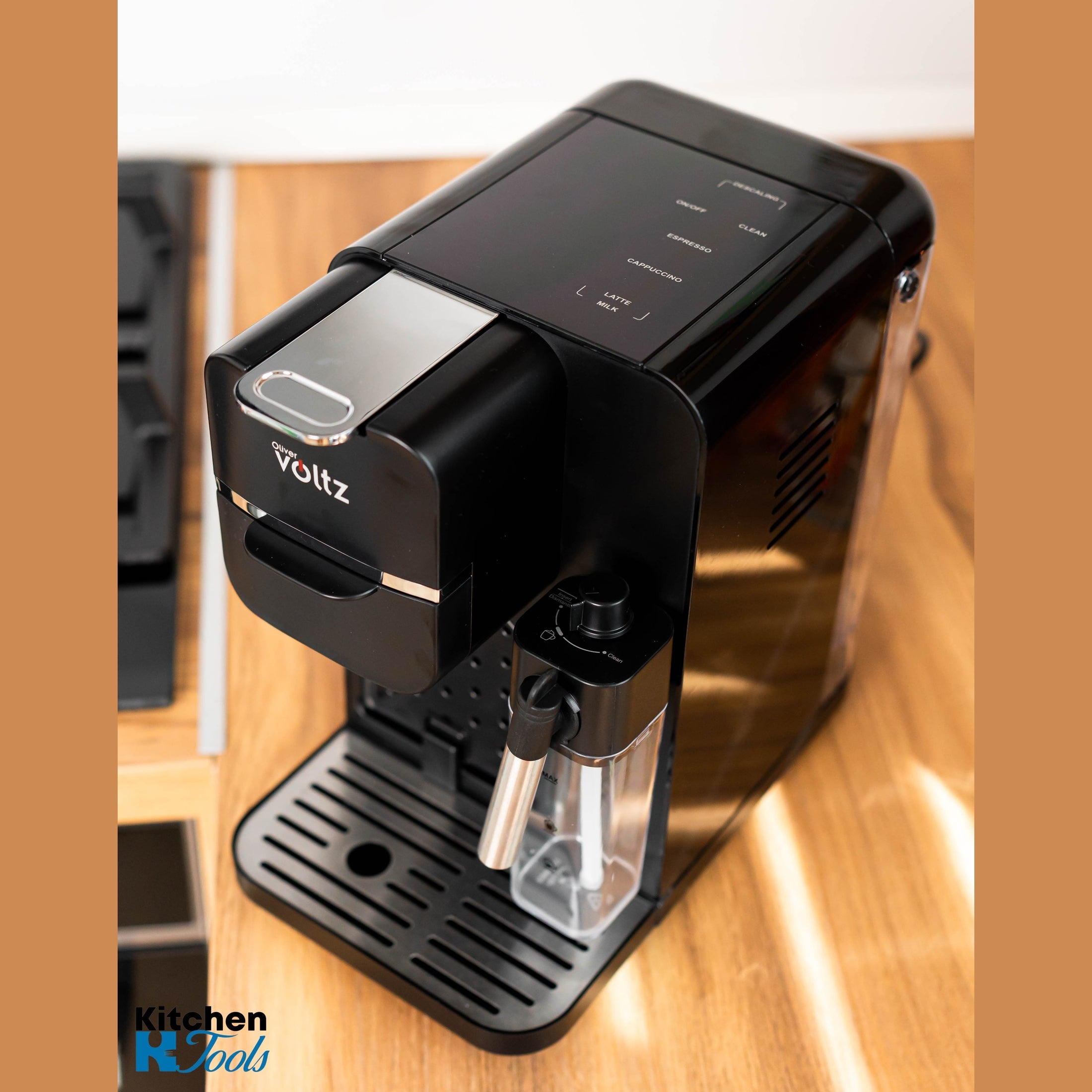 Espressor electric 5-in-1 Oliver Voltz, negru, 1350W