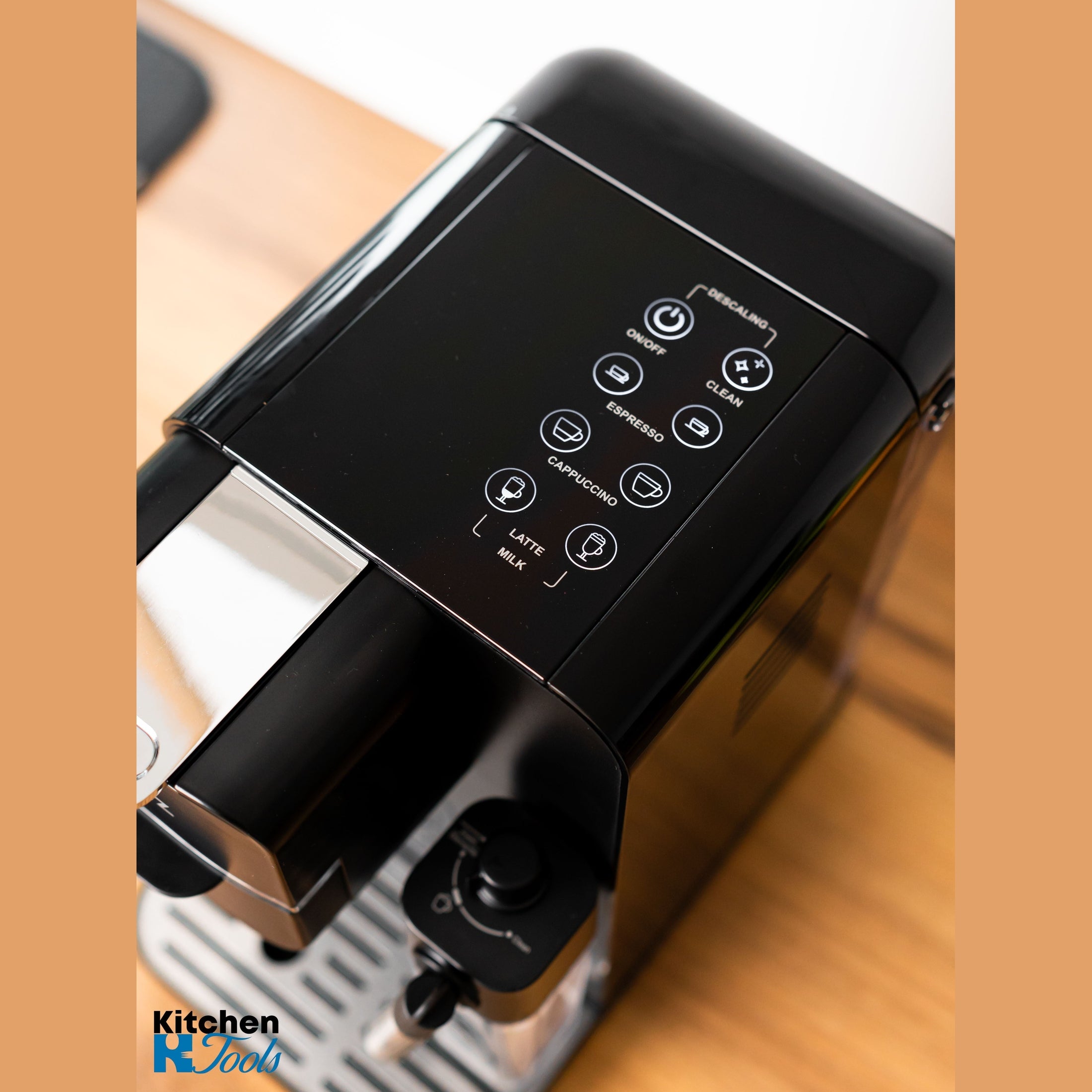 Espressor electric 5-in-1 Oliver Voltz, negru, 1350W