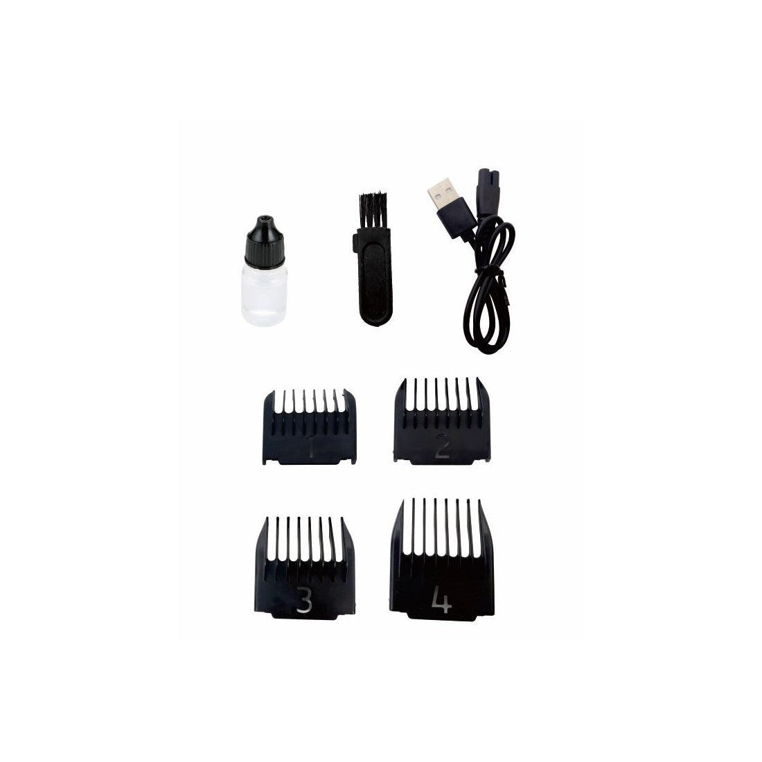 Aparat de tuns Rosberg, argintiu, cu accesorii incluse