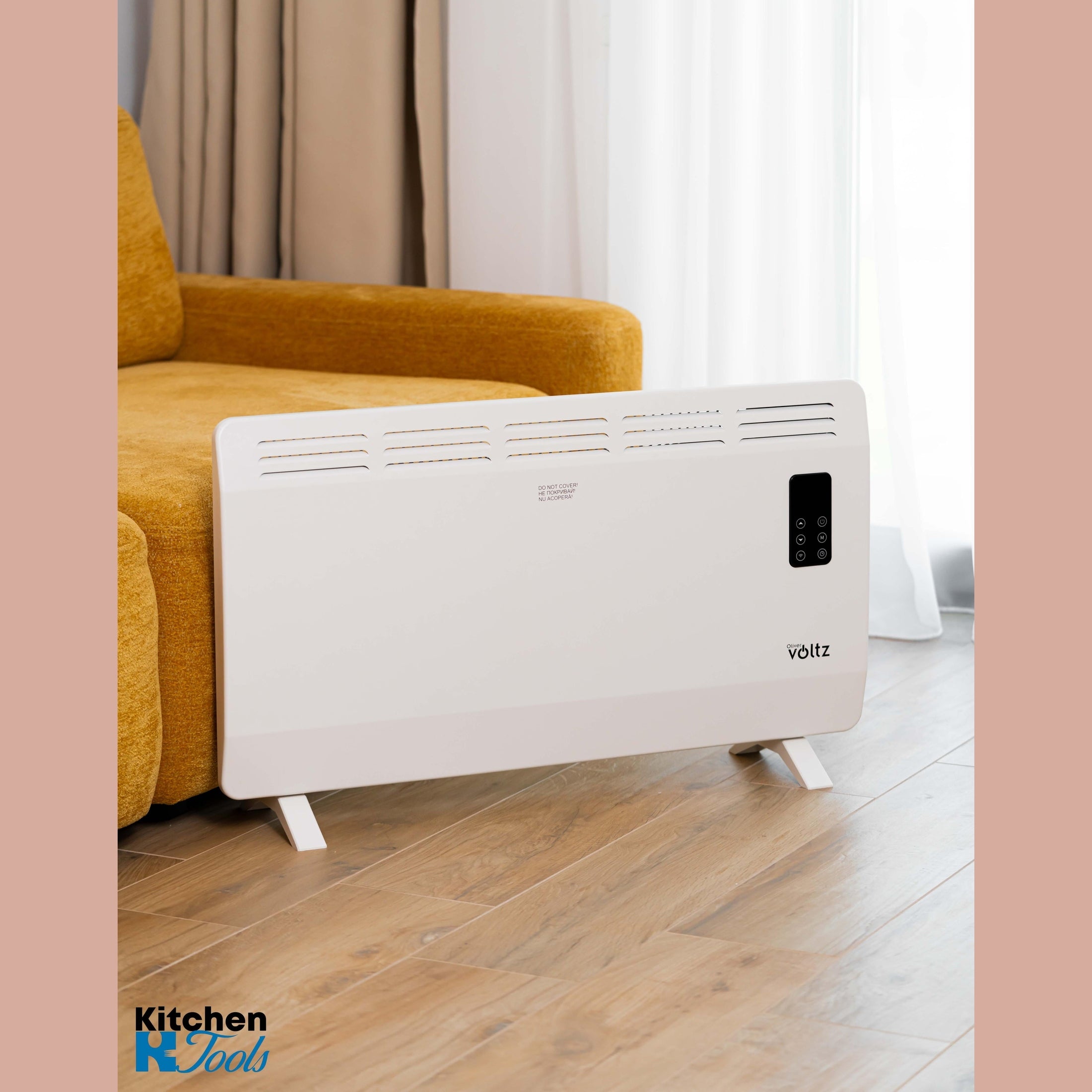 Convector electric Oliver Voltz 2400W, alb