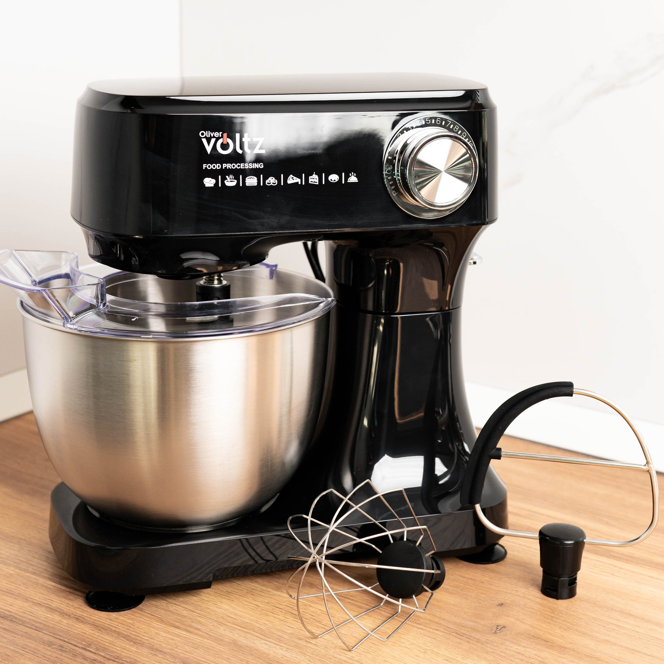 Mixer Planetar 3.5L, Oliver Voltz, negru