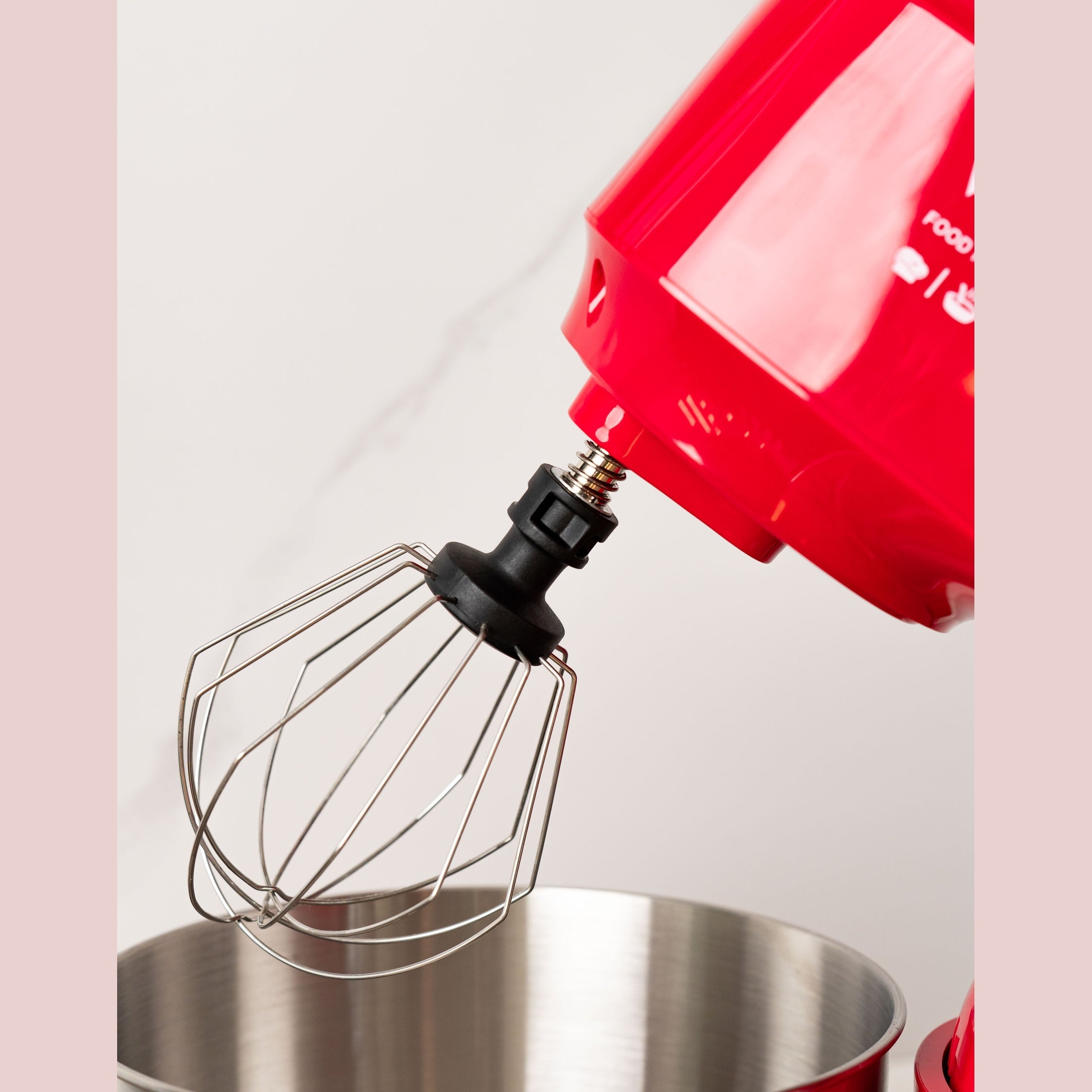 Mixer Planetar Oliver Voltz, 3.5L, 800W, roșu