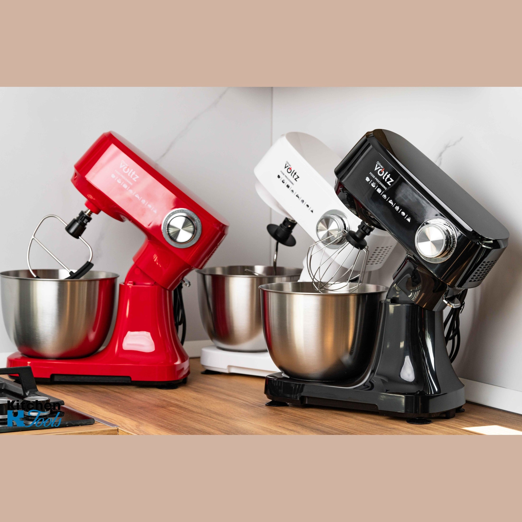 Mixer Planetar 3.5L, Oliver Voltz, negru