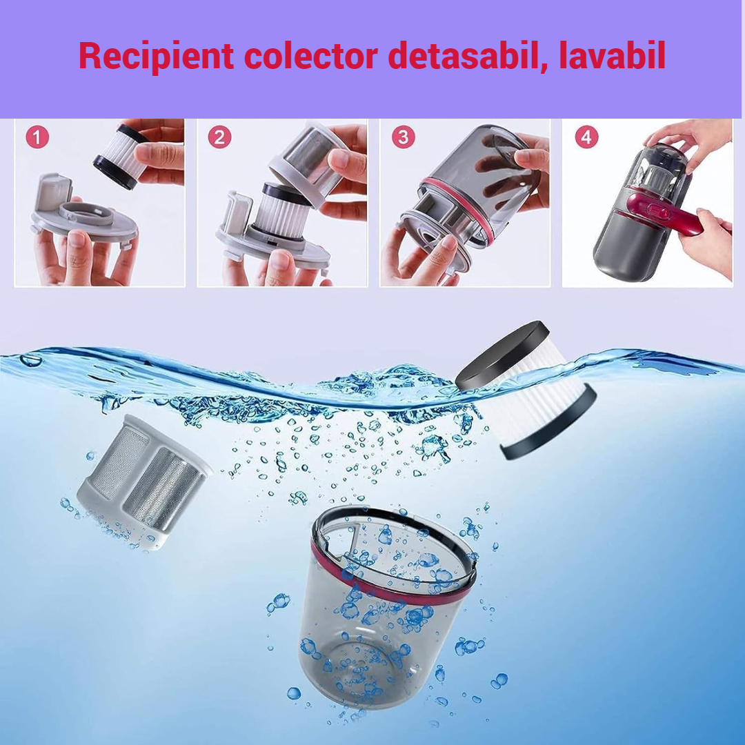 Aspirator UV pentru acarieni Oliver Voltz, 300W