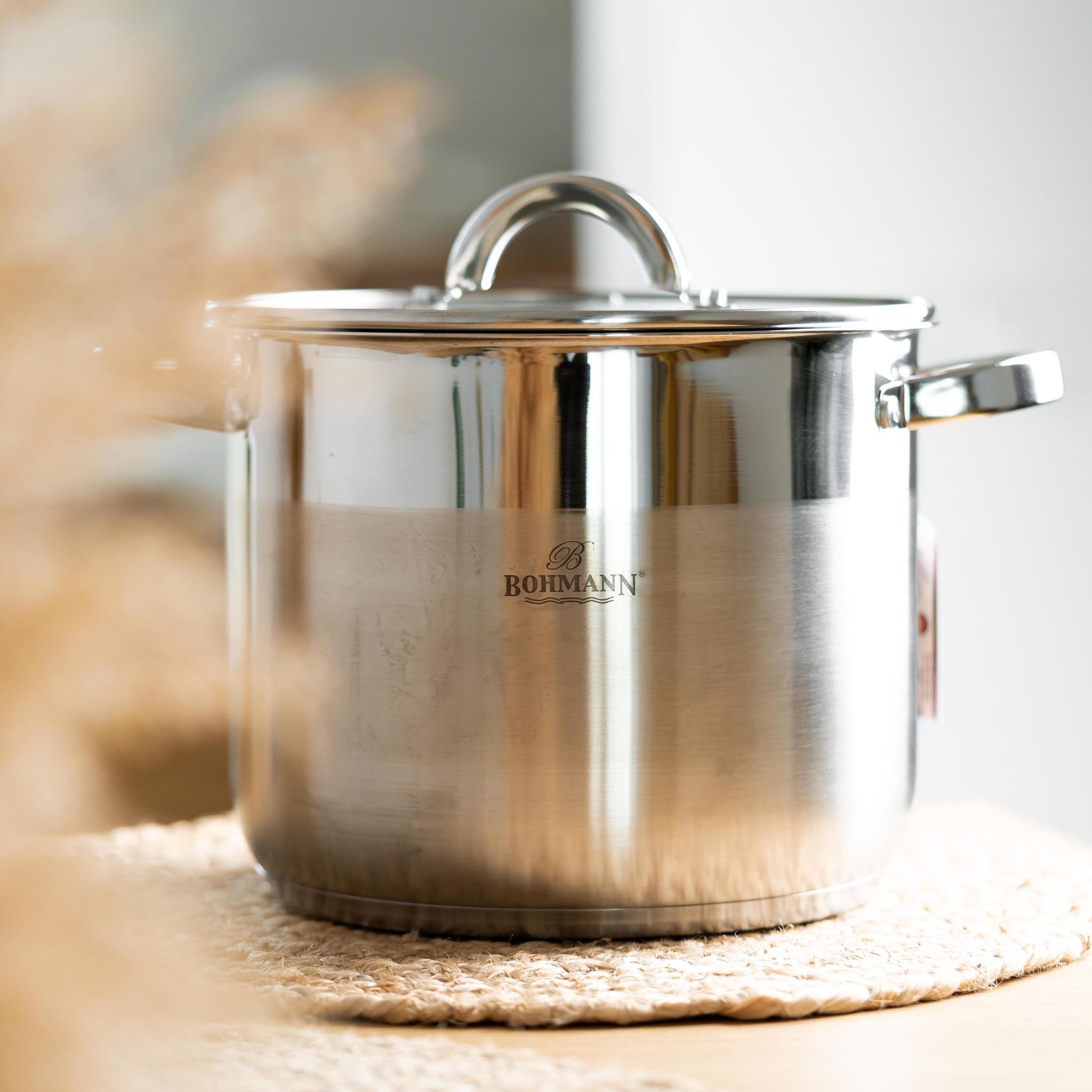 Cratiță inox Bohmann cu capac 3.7L