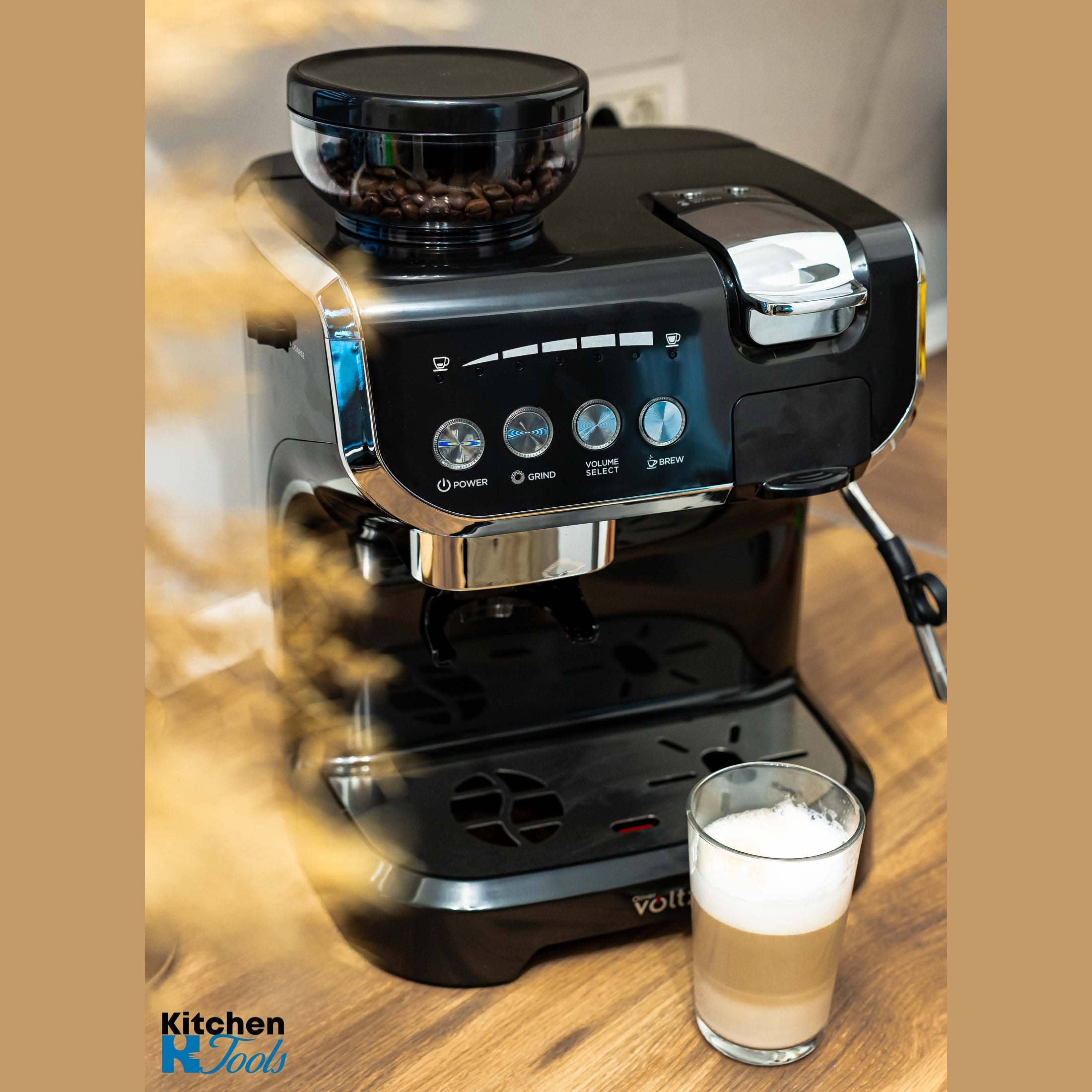 Espressor Oliver Voltz cu spumare și 5 adaptoare capsule