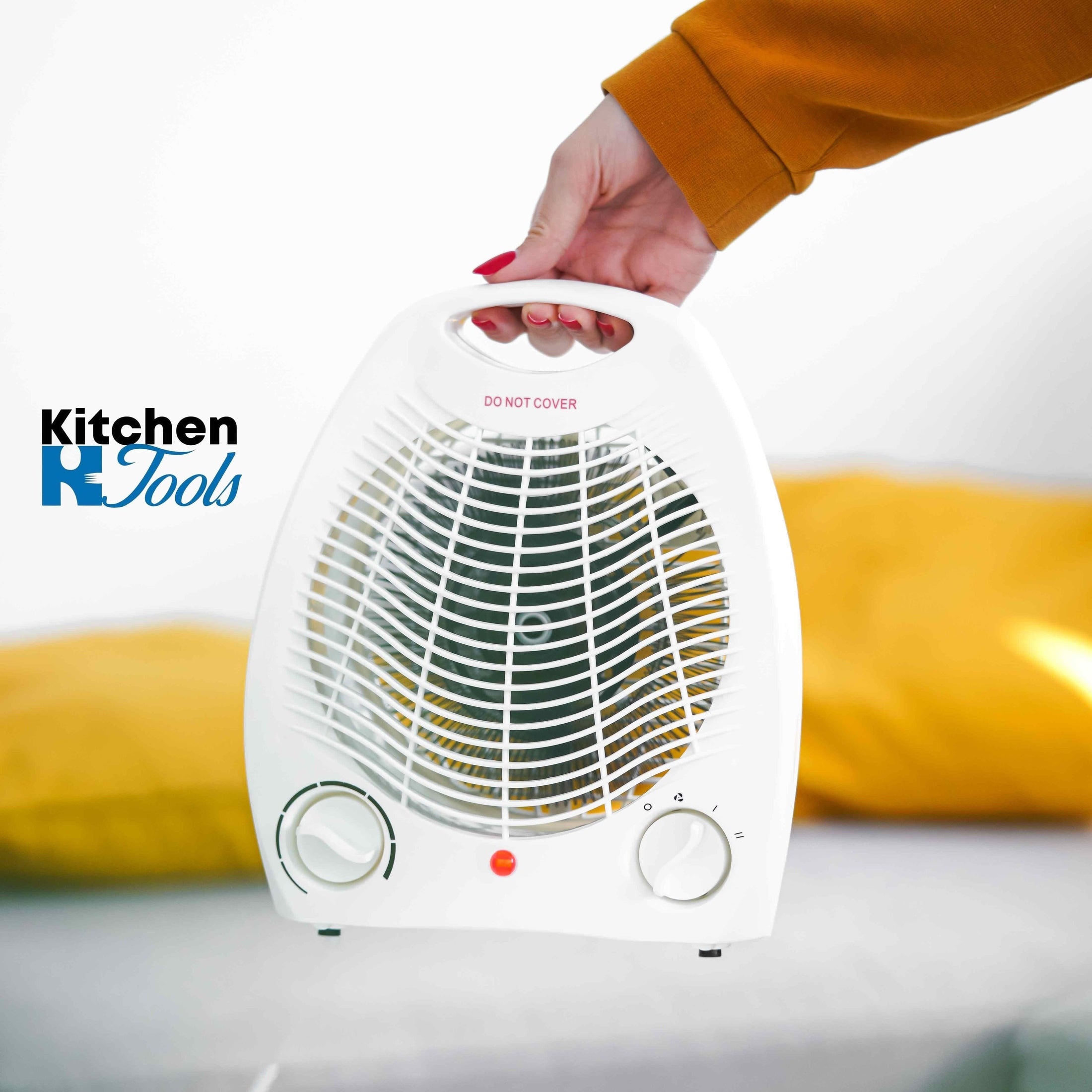 Aeroterma portabila Rosberg, 2500W, Alb