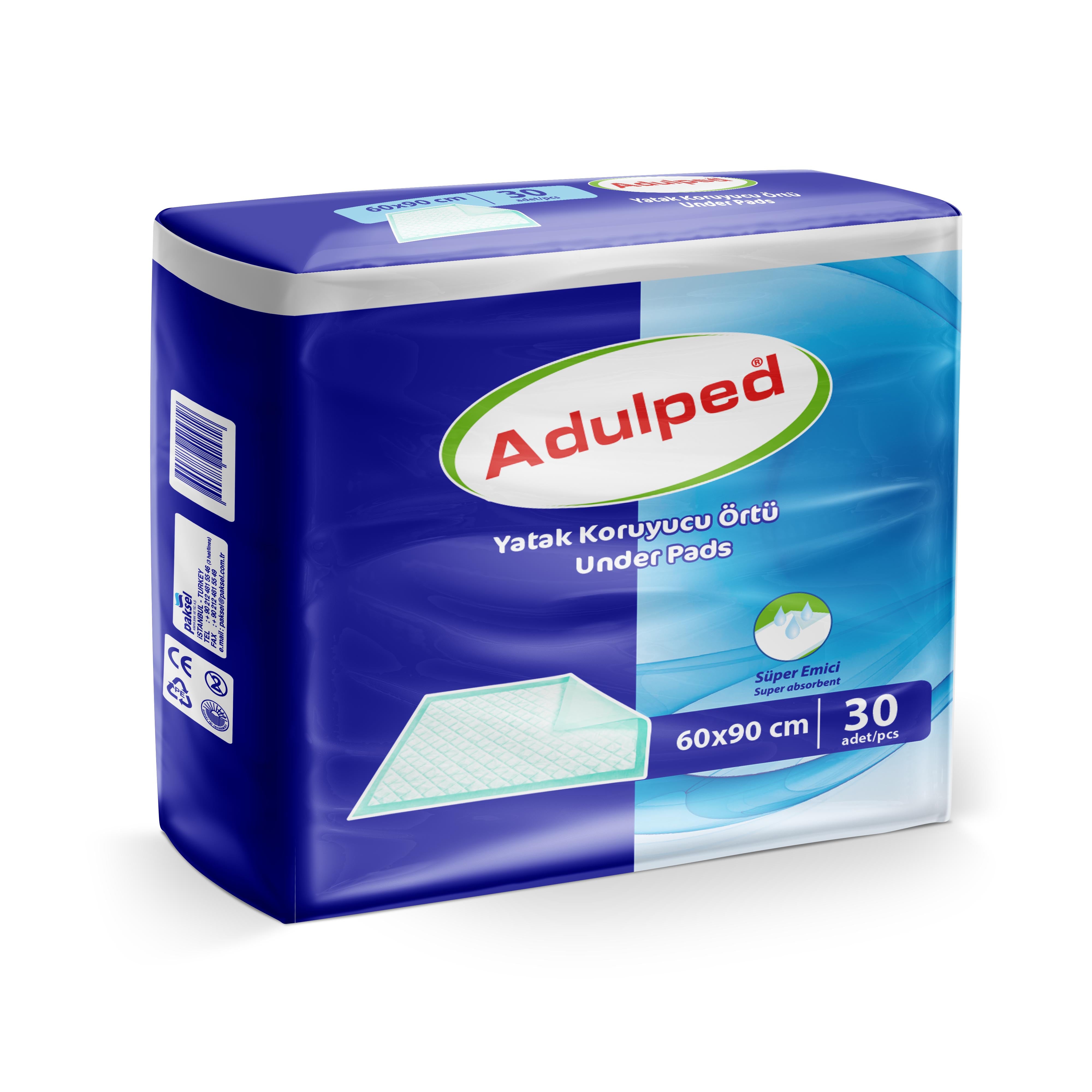 Set 30 aleze pentru adulti, 60x90cm, Adulped