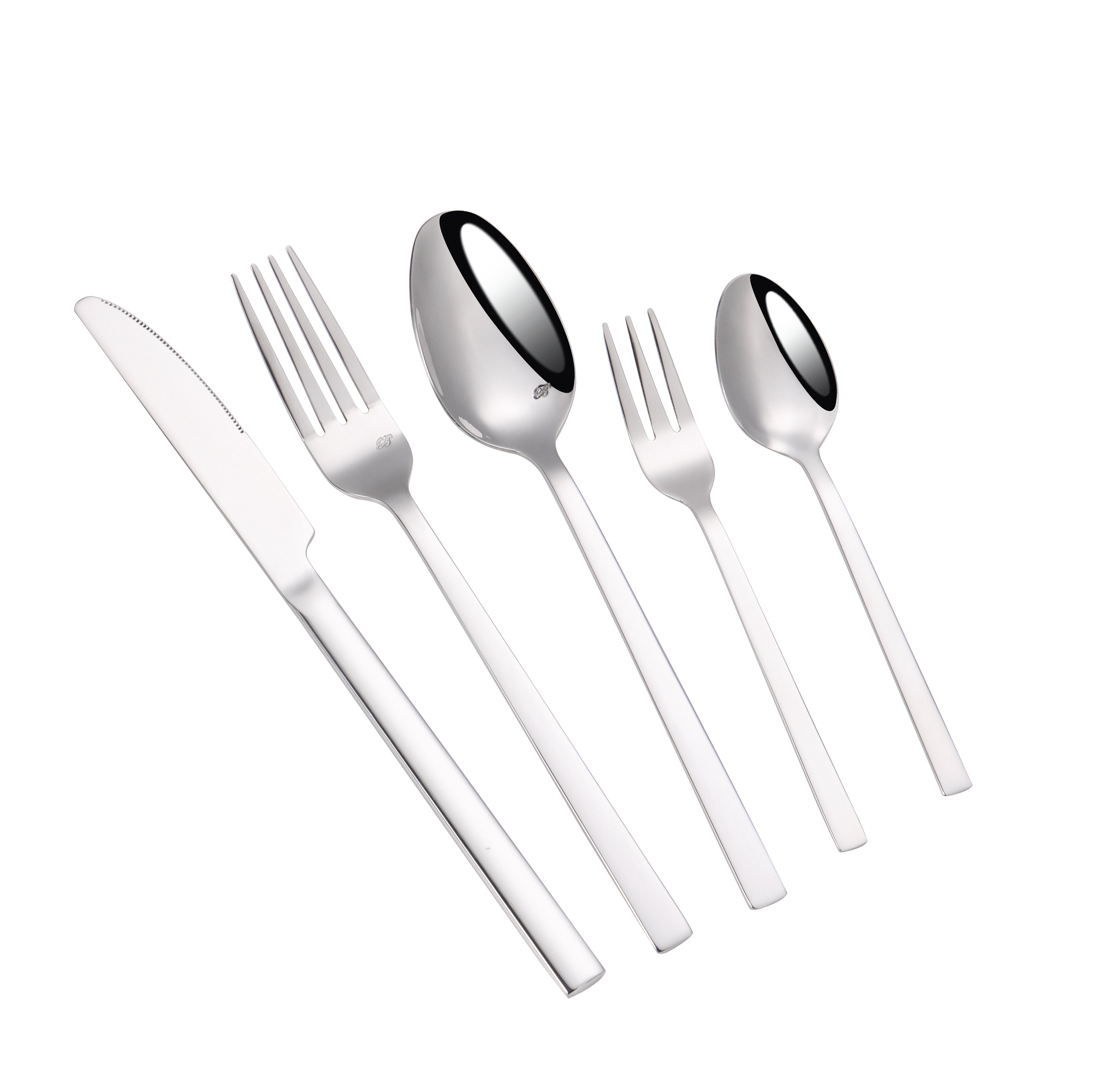 Set tacamuri 30 piese, otel inoxidabil, Premium, ideal 6 persoane, Bohmann