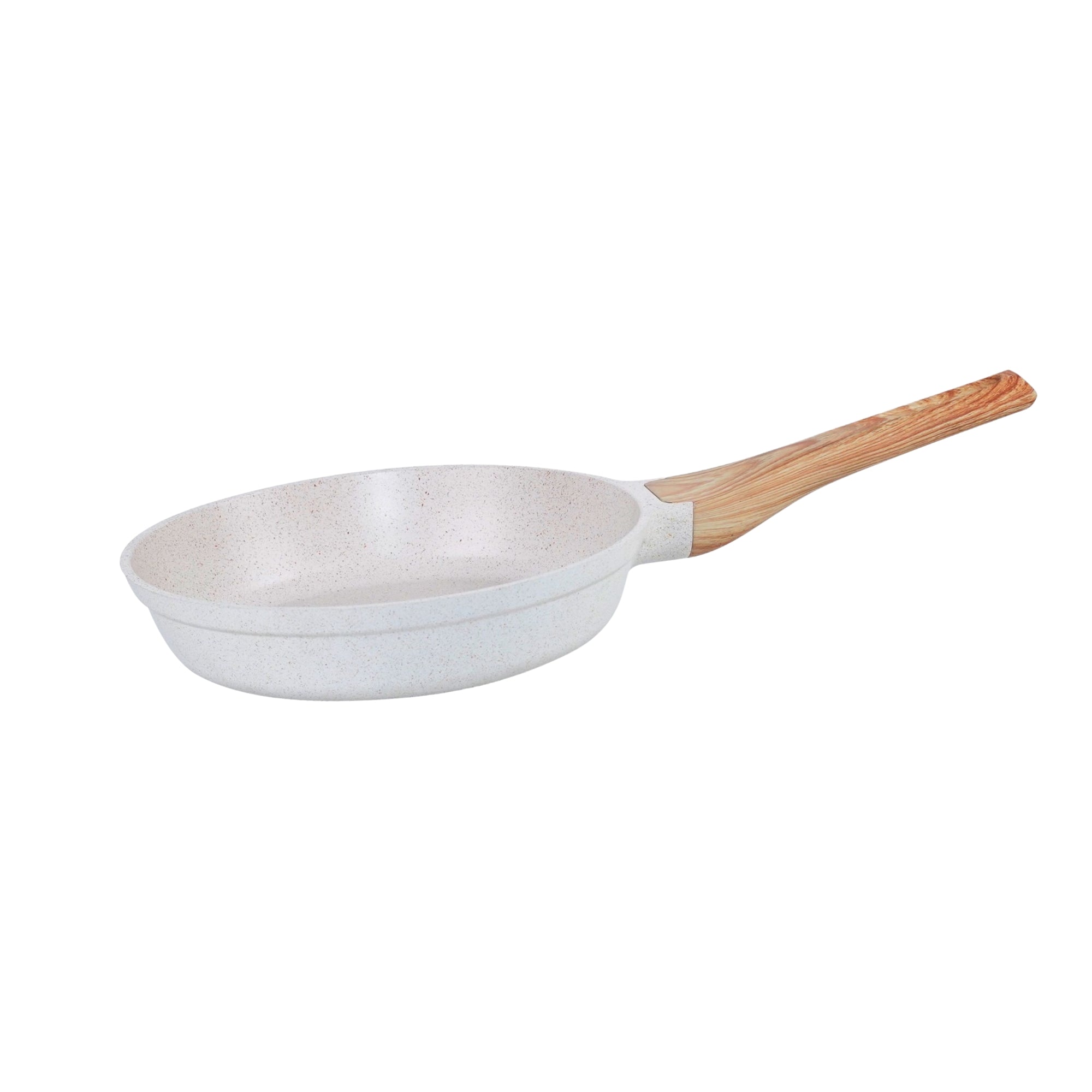 Tigaie inalta din aluminiu, 24x7cm, compatibila inductie, antiaderenta ceramica marmorata, Goldmann