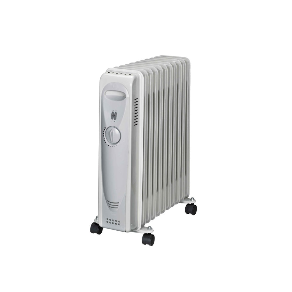 Calorifer electric cu ulei, roti pentru mutare, 2500W, Goldmann 11 elementi