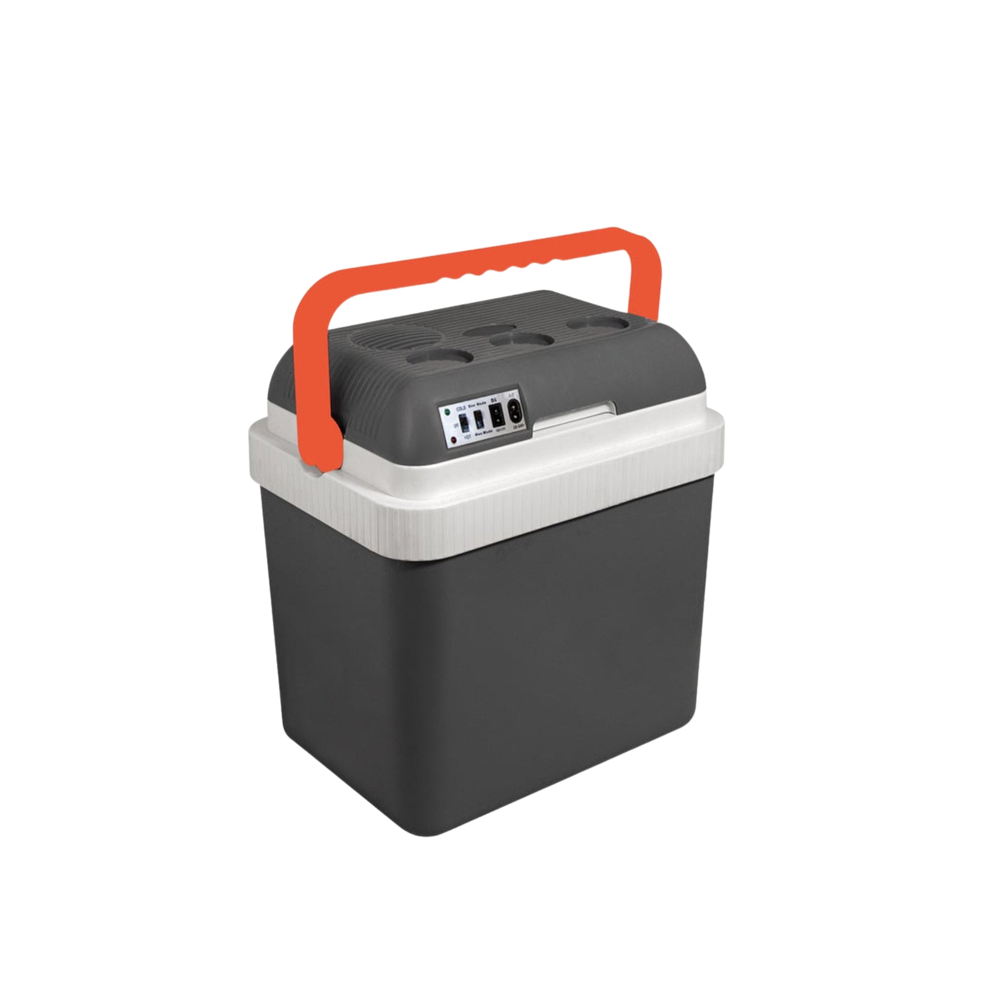 Lada frigorifica, 24 litri, alimentare 240v si 12V, 13°C - 50°C, functie incalzire, Mod ECO, Oliver Voltz, gri