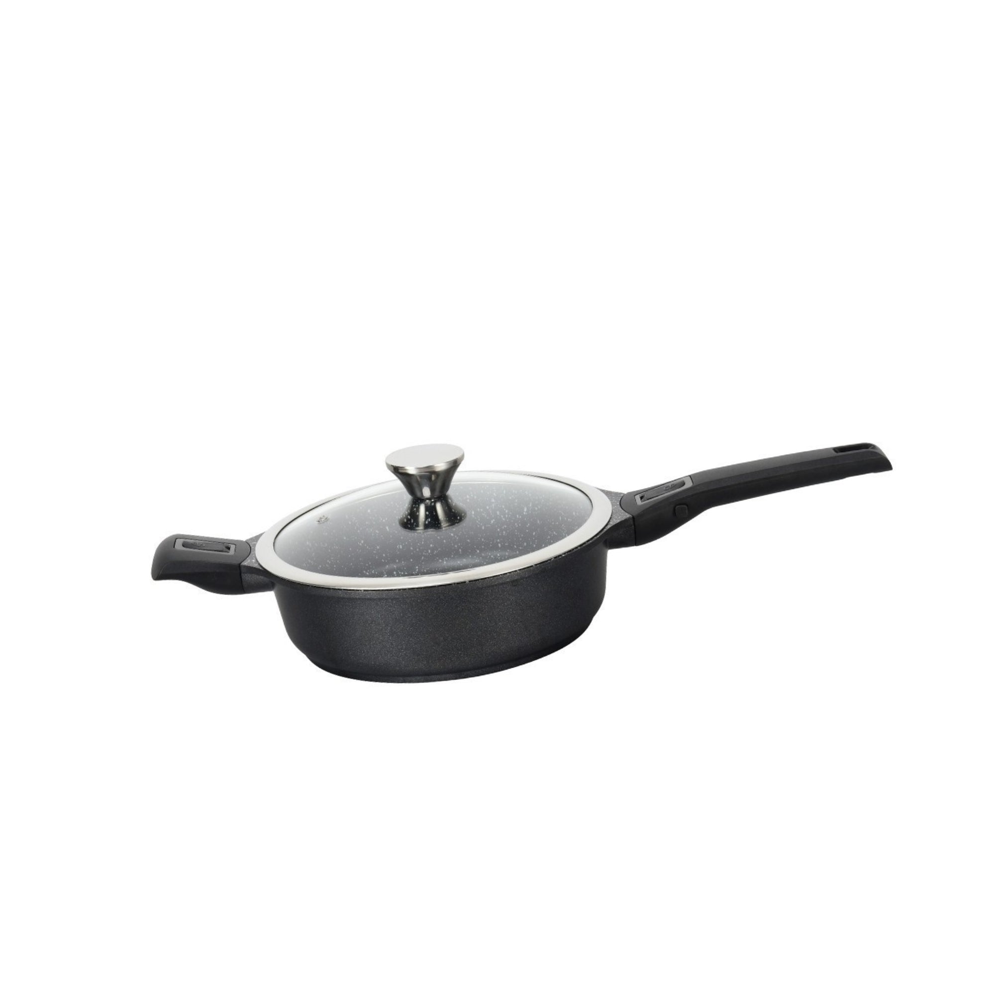 Tigaie cu manere detasabile, 24cm, aluminiu turnat, Goldmann, suprafata antiaderenta, inclusiv inductie