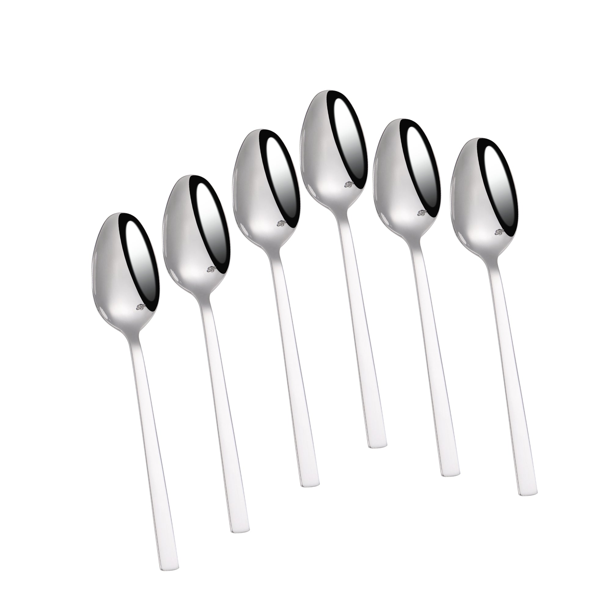 Set linguri 6 piese, otel inoxidabil, finisaj lucios, Bohmann, argintiu