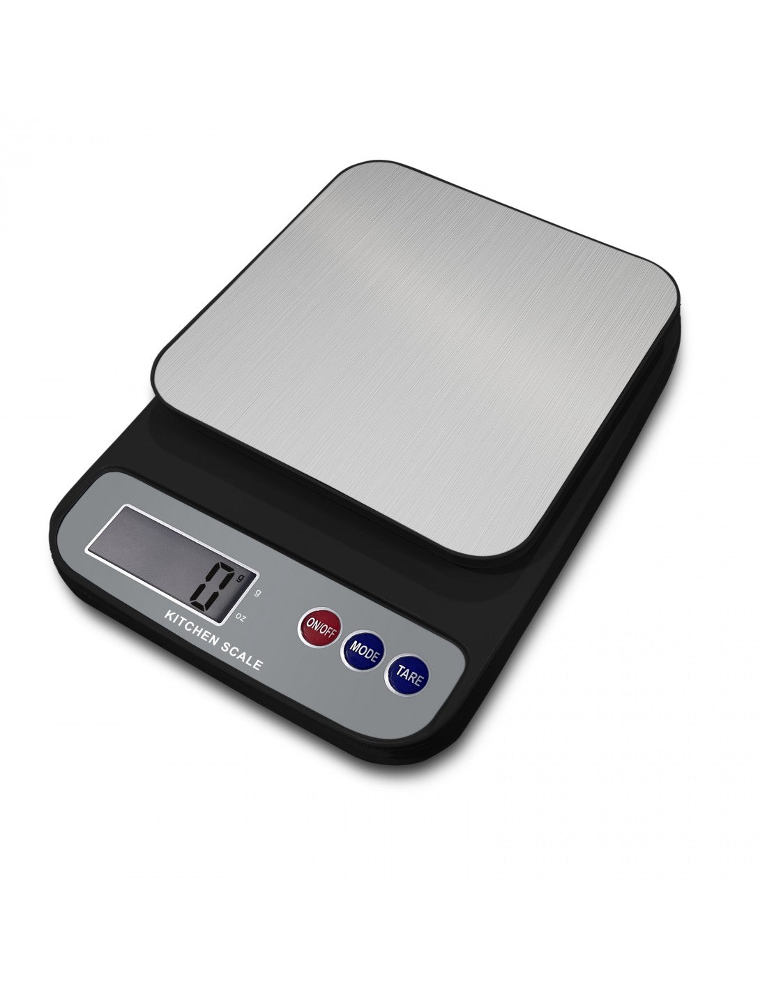 Cantar electronic de bucatarie, 5kg max, precizie 1g, unitati de masura g/oz, Rosberg, negru