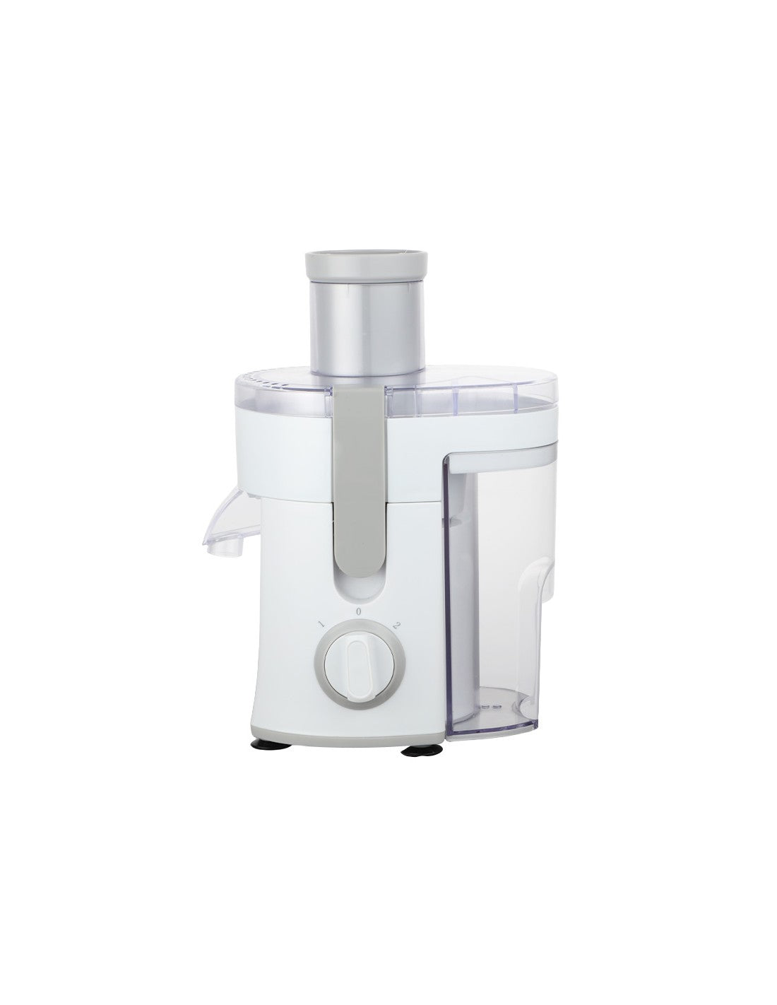 Storcator electric de fructe/legume, 400W, 600 ml, 2 viteze, sita metalica, Oliver Voltz, alb