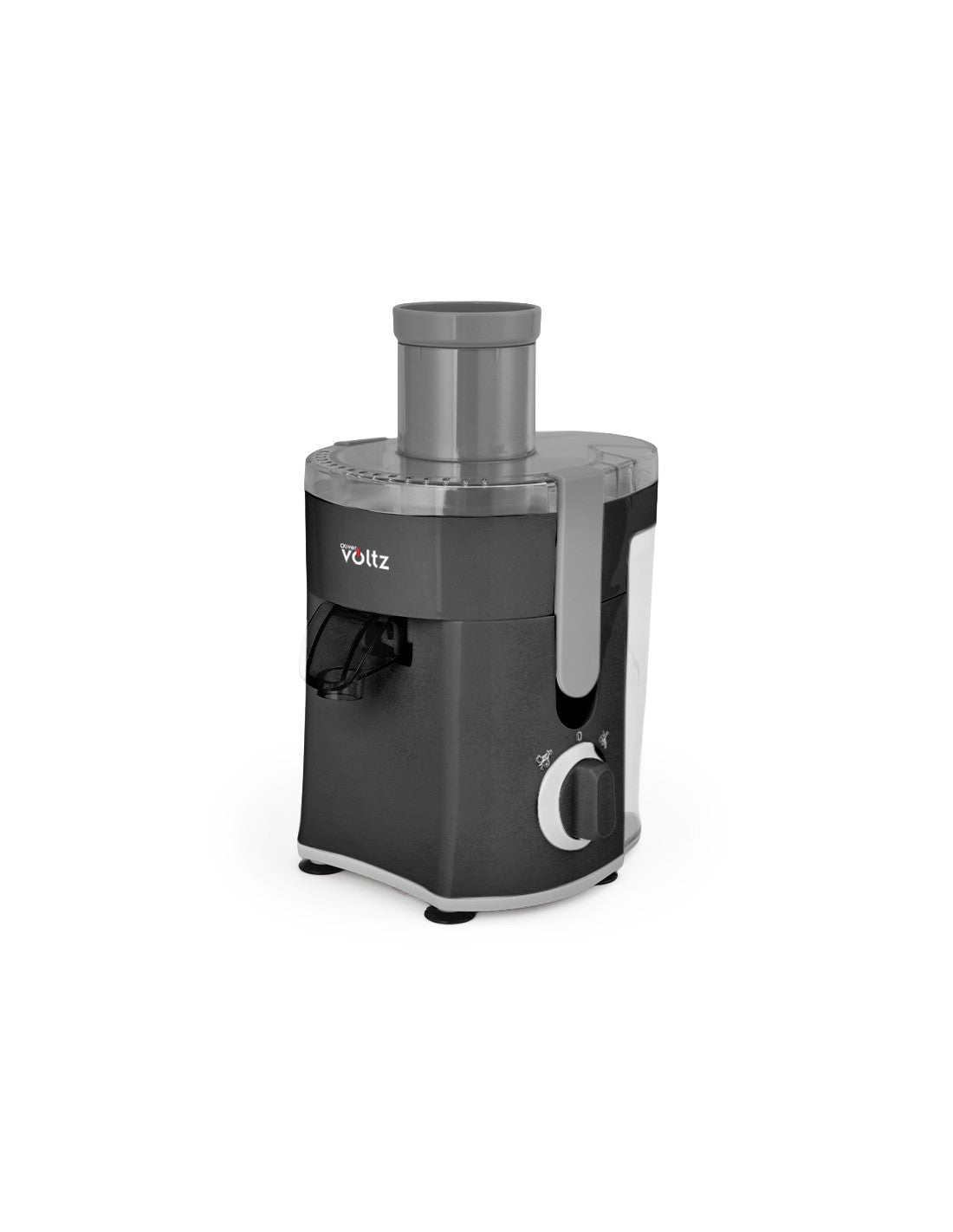 Storcator electric de fructe/legume, 400W, 600 ml, 2 viteze, sita metalica, Oliver Voltz, negru