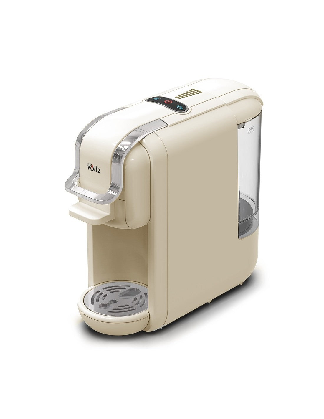 Espressor electric 8 in 1, 1450W, 19 bari, 5 adaptoare petru capsule, Oliver Voltz, gama Nice, crem
