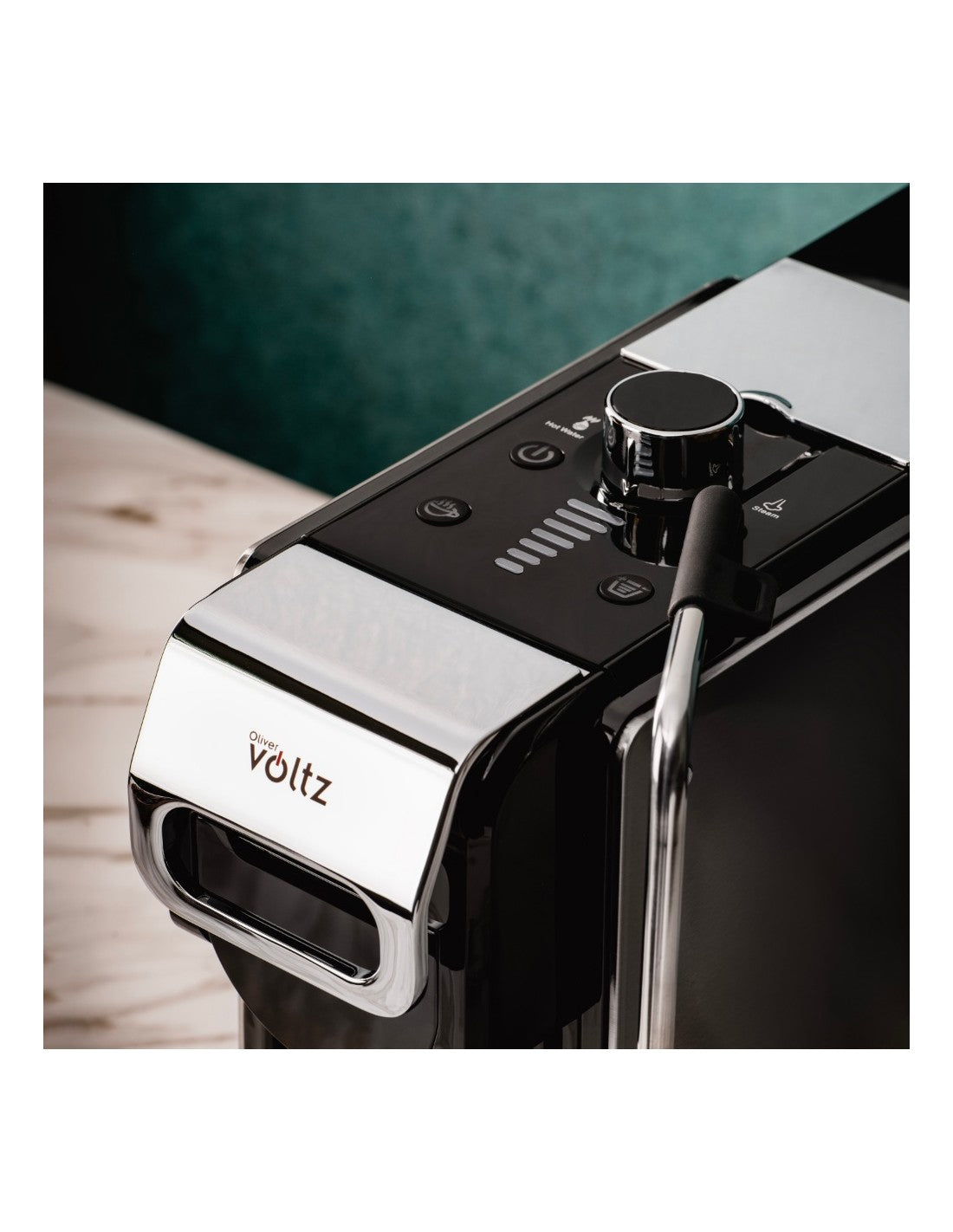 Espressor 8 in 1, 19 bari, 1450W, cafea macinata/capsule, rezervor 1 litru, spumare lapte, Oliver Voltz