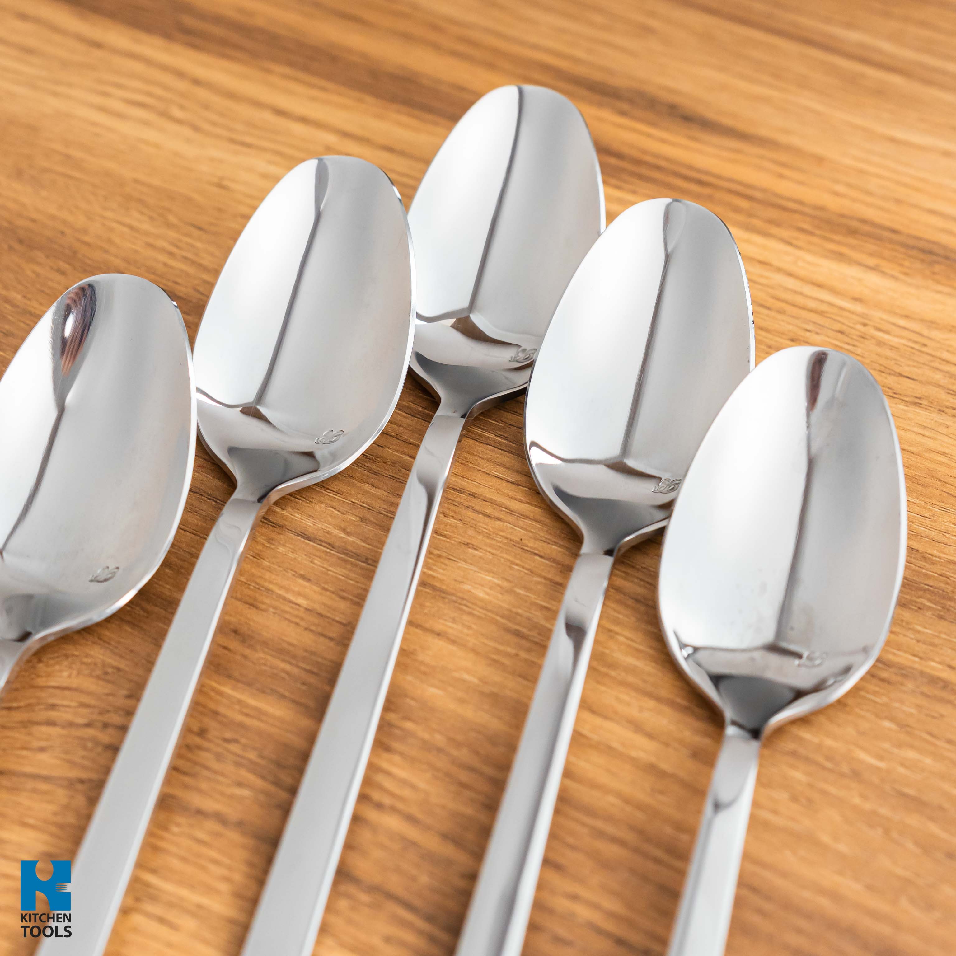 Set linguri 6 piese, otel inoxidabil, finisaj lucios, Bohmann, argintiu