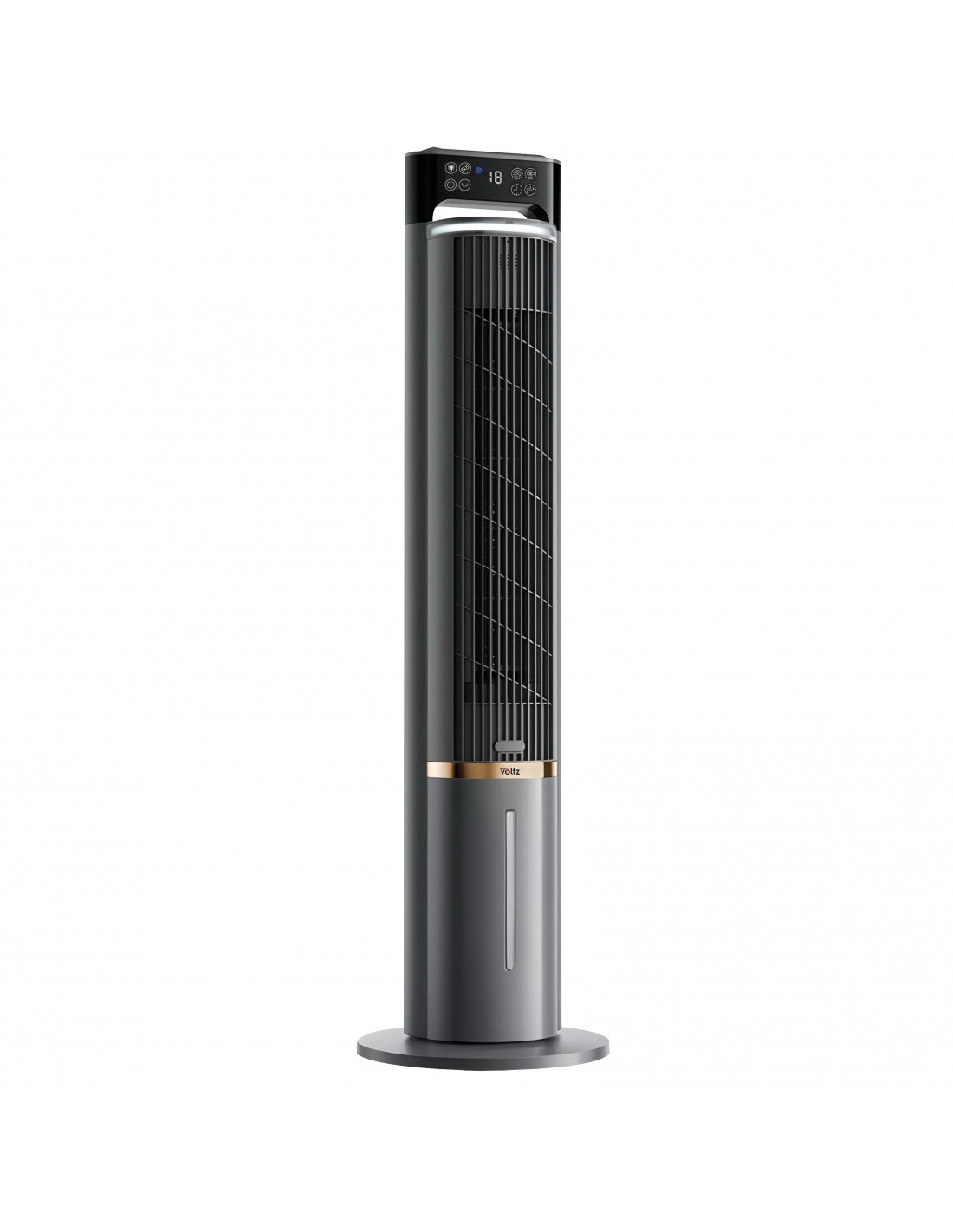 Ventilator turn, 3 viteze, timer, recipient parfum, functie racire, 105 cm, FreshAir, telecomanda, Oliver Voltz